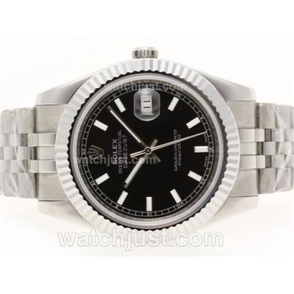 Top Quality 41 MM Rolex Datejust II Fake Watches With Black Dials For Sale