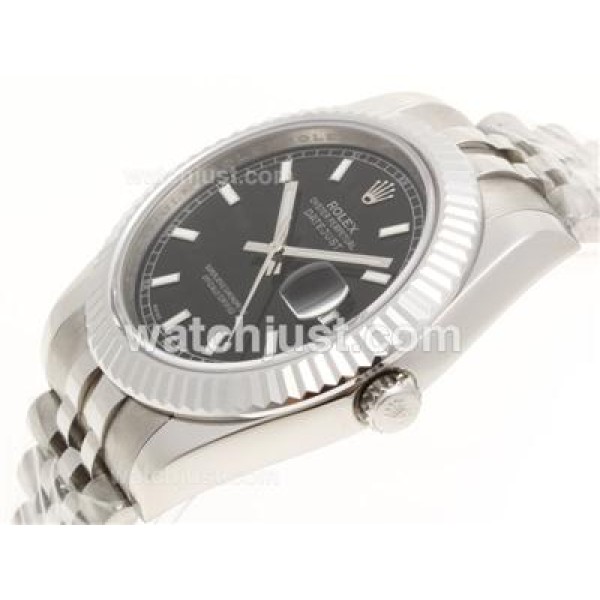 Top Quality 41 MM Rolex Datejust II Fake Watches With Black Dials For Sale