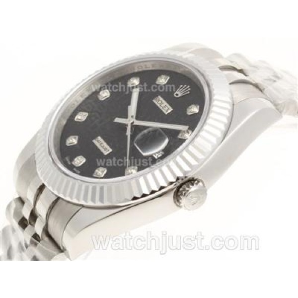 Cheap Rolex Datejust II Replica Watches With Black Dials For Sale