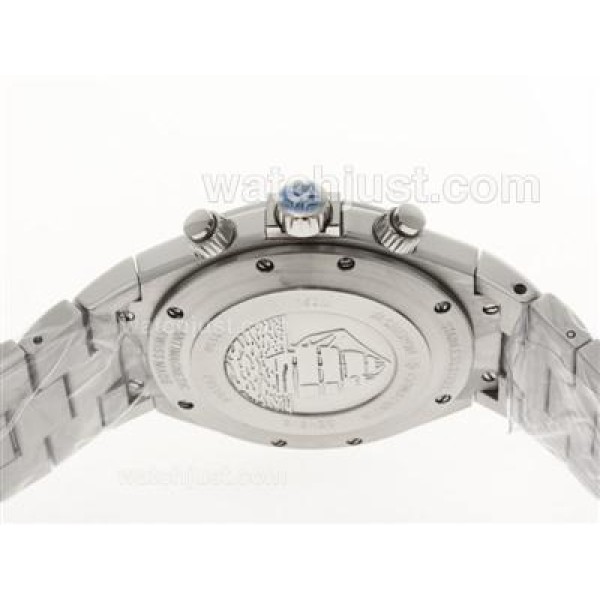 Vacheron Constantin Overseas Working Chronograph with White Dial-Sapphire Glass