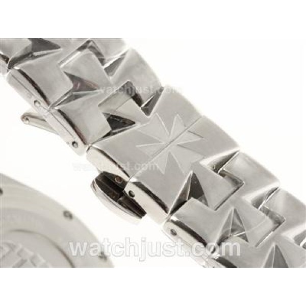 Vacheron Constantin Overseas Working Chronograph with White Dial-Sapphire Glass