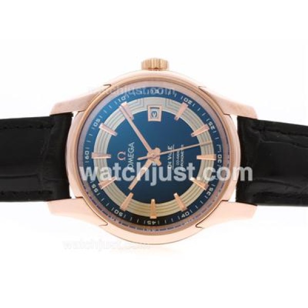 AAA Quality Omega Hour Vision Replica Watches With Black Dials For Men