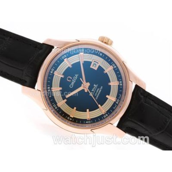 AAA Quality Omega Hour Vision Replica Watches With Black Dials For Men