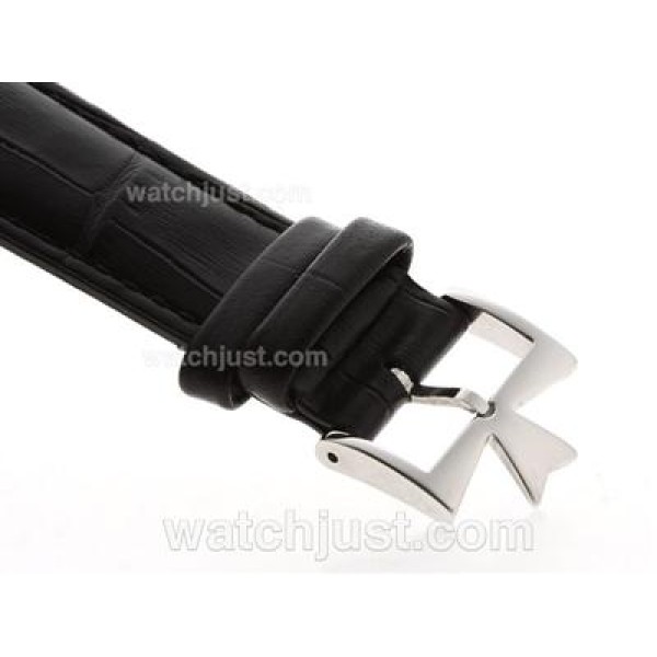 UK Swiss Made Replica Vacheron Constantin Tourbillon Manual Winding with Black Dial Watches