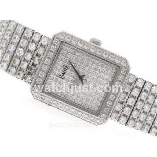 Piaget Limelight Swiss ETA Movement with Full Diamonds-Lady Size Piaget Limelight Swiss ETA Movement with Full Diamonds-Lady Size
