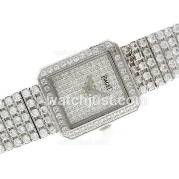Piaget Limelight Swiss ETA Movement with Full Diamonds-Lady Size Piaget Limelight Swiss ETA Movement with Full Diamonds-Lady Size