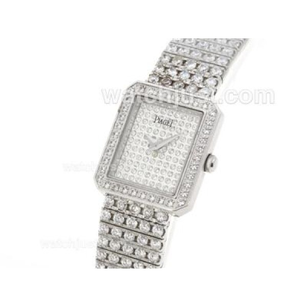 Piaget Limelight Swiss ETA Movement with Full Diamonds-Lady Size Piaget Limelight Swiss ETA Movement with Full Diamonds-Lady Size