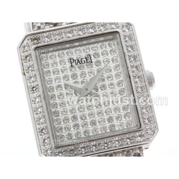 Piaget Limelight Swiss ETA Movement with Full Diamonds-Lady Size Piaget Limelight Swiss ETA Movement with Full Diamonds-Lady Size