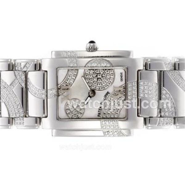 Patek Philippe Twenty-4 Limited Edition Swiss ETA Movement with MOP Dial-Lady Size
