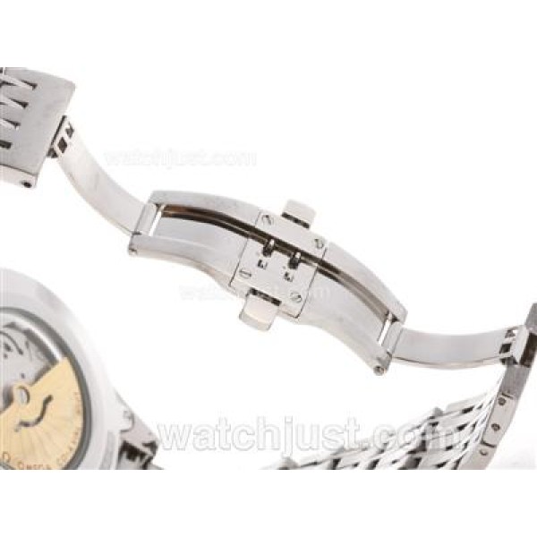 Omega Hour Vision Day-Date Automatic with White Dial S/S
