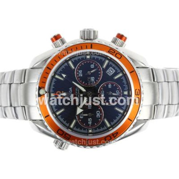 Omega Planet Ocean 007 Quantum Of Solace Edition Working Chronograph with Orange Bezel-Lady Size