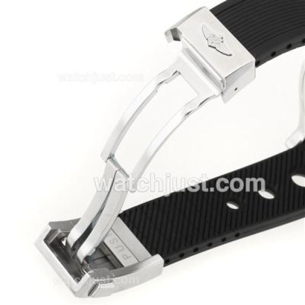 Breitling Skyland Avenger Working Chronograph with Black Dial-Rubber Strap