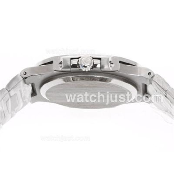 Patek Philippe Nautilus Swiss ETA 2836 Movement with Black Dial S/S