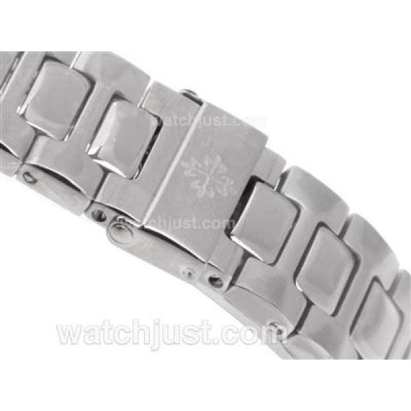 Patek Philippe Nautilus Swiss ETA 2836 Movement with Black Dial S/S