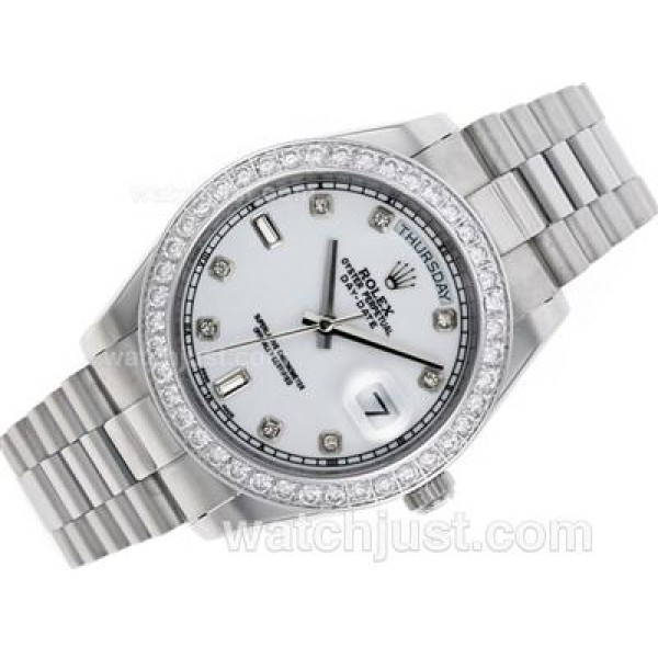 AAA Quality Rolex Day-Date II Replica Watches With White Dials For Sale