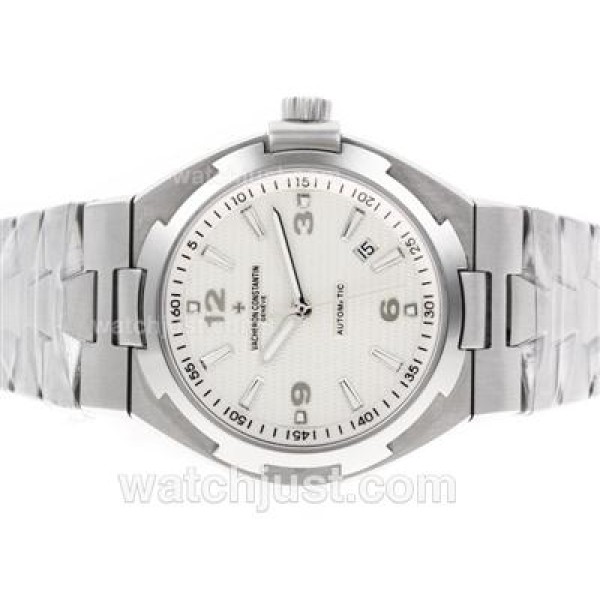 Vacheron Constantin Overseas Swiss ETA 2836 Movement with White Dial S/S-1:1 Version