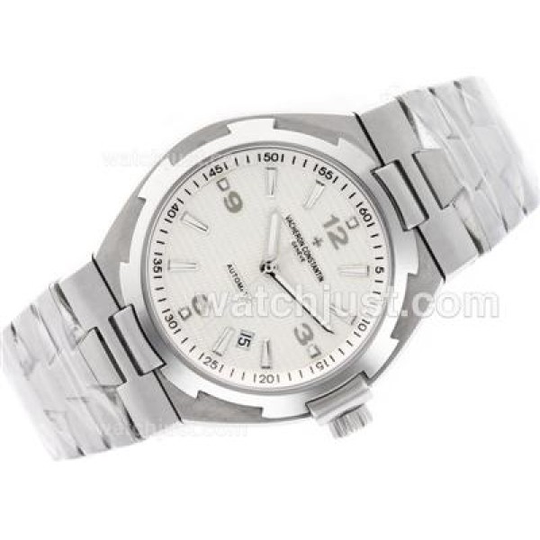 Vacheron Constantin Overseas Swiss ETA 2836 Movement with White Dial S/S-1:1 Version