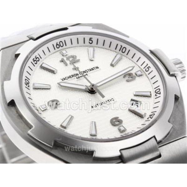 Vacheron Constantin Overseas Swiss ETA 2836 Movement with White Dial S/S-1:1 Version