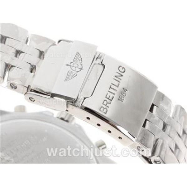 Breitling for Bentley 30s Chronograph Swiss Valjoux 7750 Movement with Blue Dial S/S
