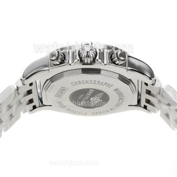 Breitling Chronomat B01 Swiss Valjoux 7750 Movement Roman Markers with Brown Dial S/S