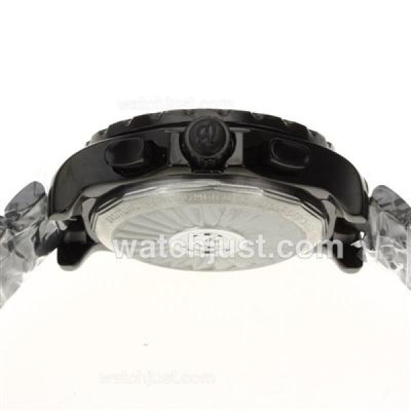 Breitling Emergency Digital Player Full PVD with White Dial