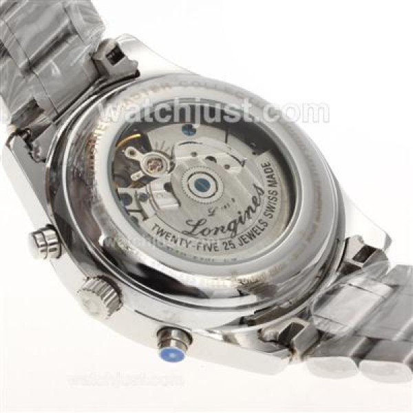 Longines Master Collection Automatic Number Markers with Black Dial S/S