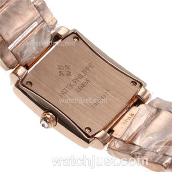 Patek Philippe Twenty-4 Full Rose Gold with Diamond Bezel and Dial-Lady Size