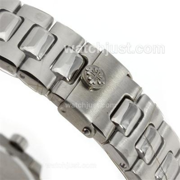 Patek Philippe Nautilus Swiss ETA 2836 Movement Diamond Markers with Gray Dial S/S
