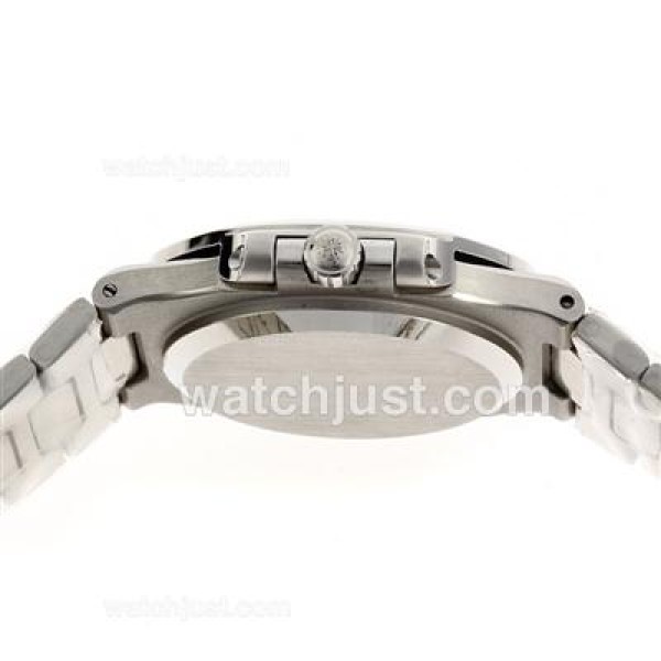 Patek Philippe Nautilus Swiss ETA 2836 Movement Diamond Markers with Green Dial S/S