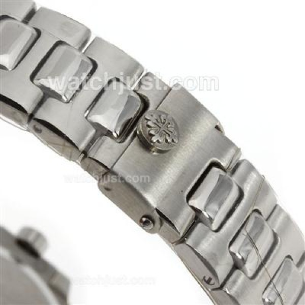 Patek Philippe Nautilus Swiss ETA 2836 Movement Diamond Markers with Green Dial S/S