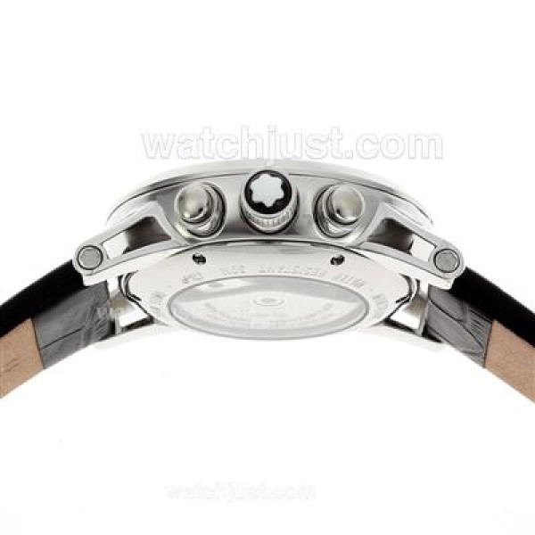 Montblanc Time Walker Chronograph Swiss Valjoux 7750 Movement with Black Dial-10th Limited Edition