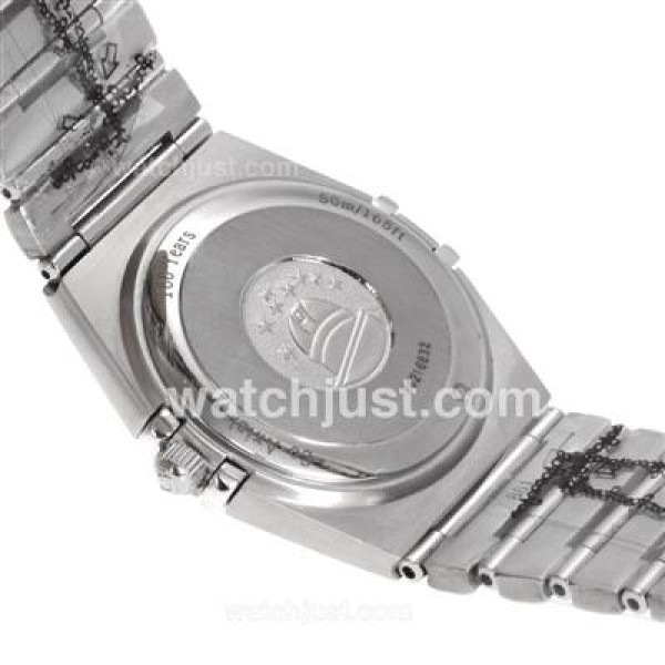 Omega Constellation Swiss ETA Movement Diamond Markers with Black Dial
