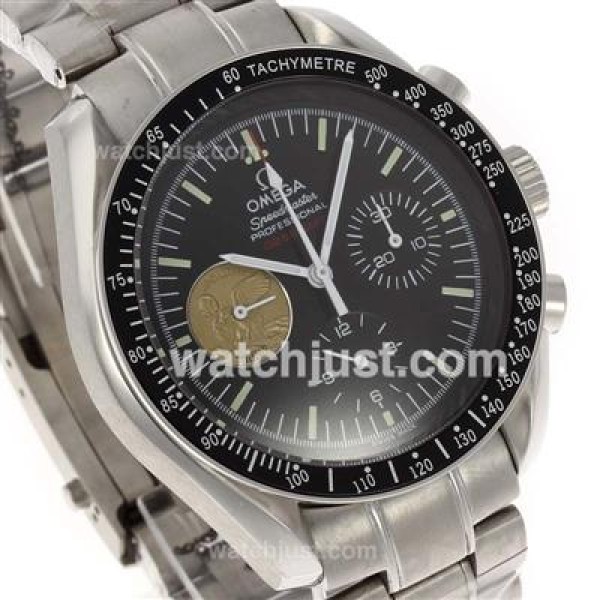 Omega Speedmaster Moon Watch 40th Anniversary Limited Edition S/S-Lemania Movement-Golden Medallion