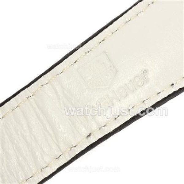 Tag Heuer Leather Strap With Deployment Buckle-22mm