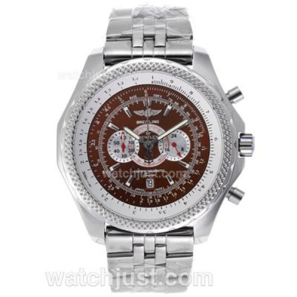 Breitling for Bentley Motors Working Chronograph with Brown Dial S/S