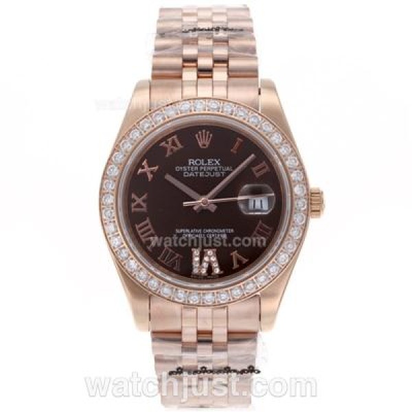 Best 1:1 Rolex Datejust II Fake Watches With Brown Dials For Sale