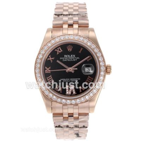 High Quality Rolex Datejust II Fake Watches With Black Dials For Sale