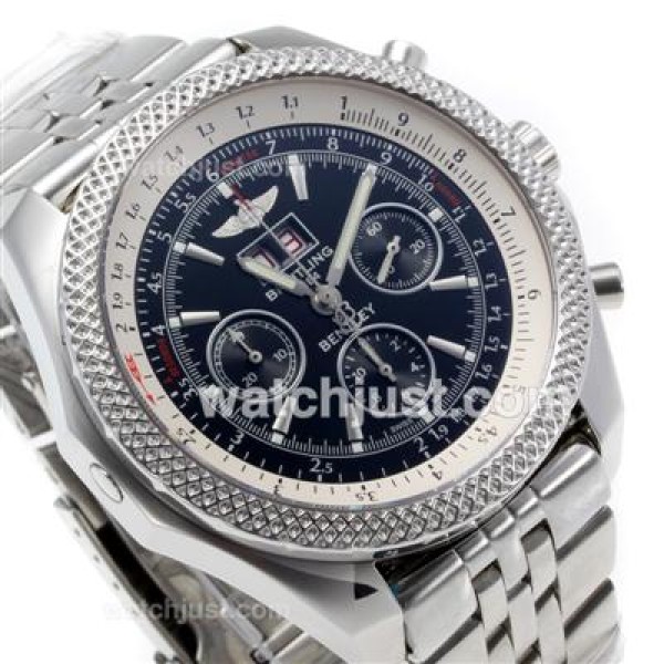 Best 1:1 Breitling Bentley 6.75 Replica Watches With Black Dials For Men