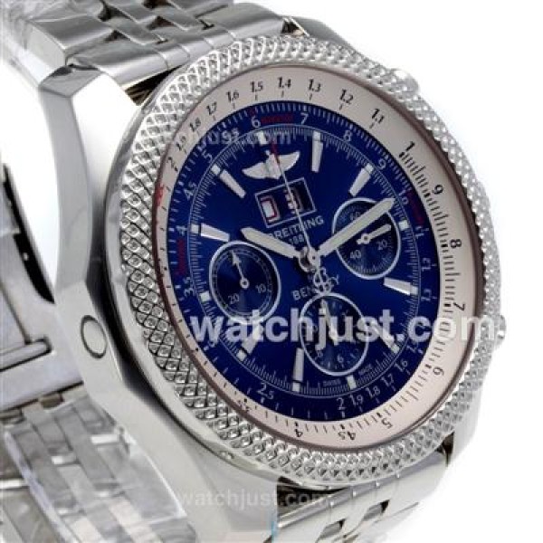 Best 1:1 Breitling Bentley Replica Watches With Blue Dials For Men