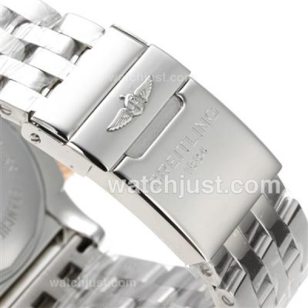 Breitling Chronomat B01 Chronograph Swiss Valjoux 7750 Movement Two Tone Case with Red Dial