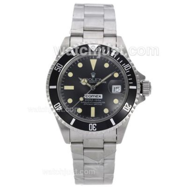 Cheap Rolex Submariner Comex Replica Watches With Black Dials For Sale