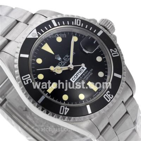Cheap Rolex Submariner Comex Replica Watches With Black Dials For Sale