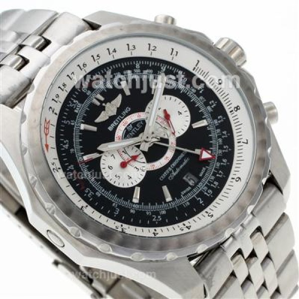 Breitling for Bentley Motors T Automatic with Black Dial S/S