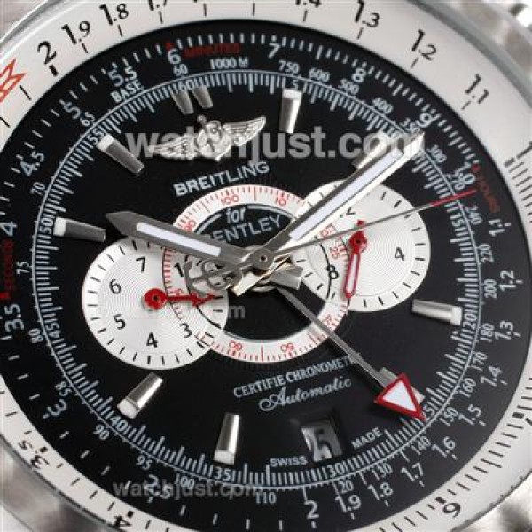 Breitling for Bentley Motors T Automatic with Black Dial S/S