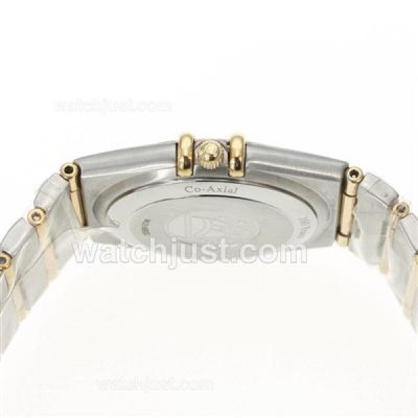 Omega Constellation Swiss ETA Movement Two Tone Diamond Markers with MOP Dial