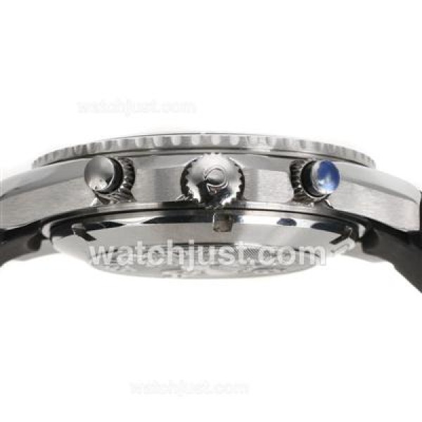 Omega Seamaster Planet Ocean Automatic with White Markers-Rubber Strap