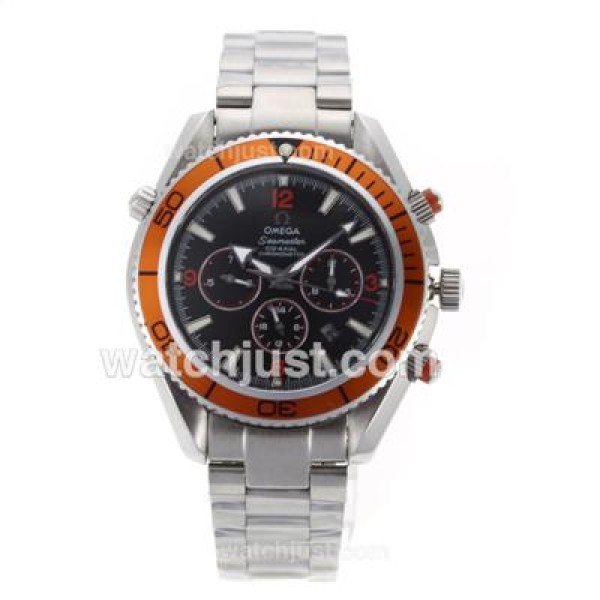 Perfect UK Black Dials Omega Seamaster Planet Ocean Automatic Replica Watches