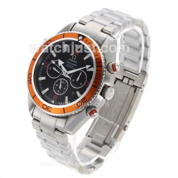 Perfect UK Black Dials Omega Seamaster Planet Ocean Automatic Replica Watches
