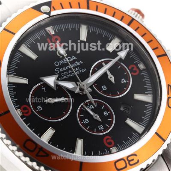 Perfect UK Black Dials Omega Seamaster Planet Ocean Automatic Replica Watches