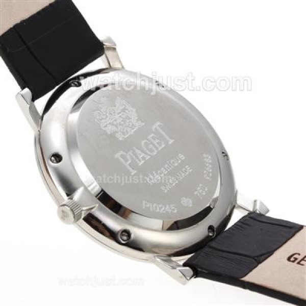 Piaget Altiplano XL White Dial with Leather Strap